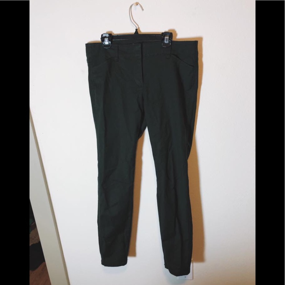 Olive green slacks